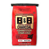 B & B Charcoal Competition Series B00203 Charcoal Log, 15 lb Bag